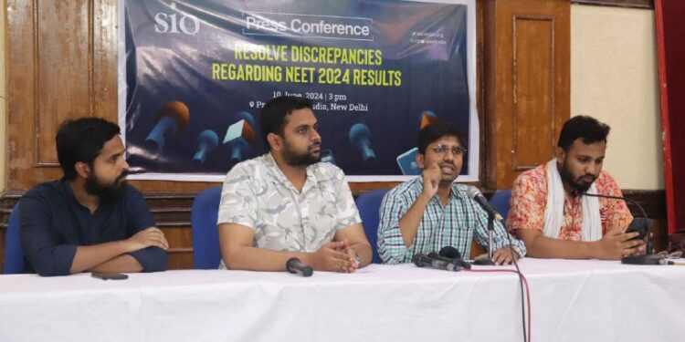 नीट विवाद पर न्याय की मांग करते हुए एसआईओ ने सुप्रीम कोर्ट का रुख़ किया।