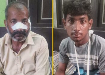 पीड़ित कफील अहमद और उनके पुत्र