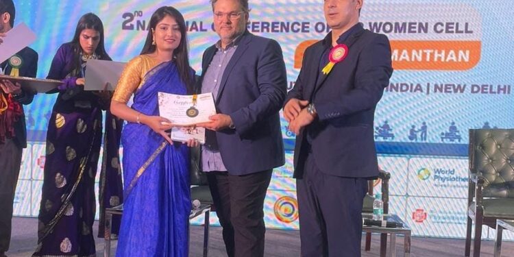 जामिया की तस्मिया सिद्दीकी को राष्ट्रीय सम्मेलन में वैज्ञानिक पेपर प्रस्तुति में तीसरा स्थान।