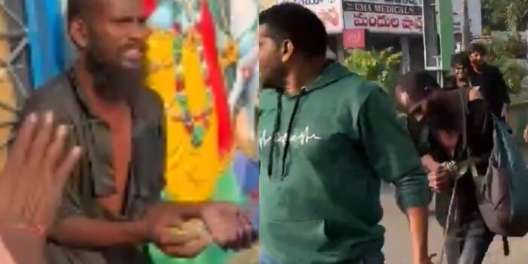 आंध्र प्रदेश: मुस्लिम व्यक्ति को भीड़ ने पीटा, “जय श्री राम” के नारे लगाने पर मजबूर किया