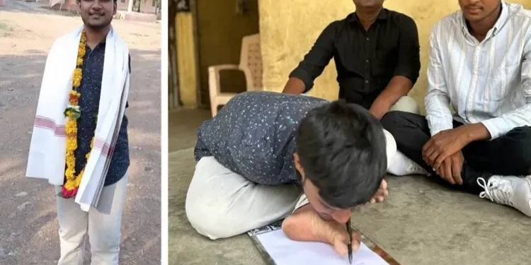 महाराष्ट्र: लातूर के गौस शेख ने दिव्यांगता को हराकर पढ़ाई में रचा इतिहास।