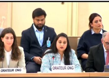 जयपुर की फाइज़ा ने जिनेवा में ह्यूमन राइट्स कौंसिल से किया ख़िताब, भारत की मानव अधिकार और जेंडर समानता पर दिया ज़ोर, यूसीसी पर भी रखी बात।