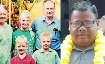 ग्राहम स्टेन्स के हत्यारे को 25 साल बाद जेल से रिहा किया गया, जेल के बाहर ‘जय श्रीराम’ के नारे।