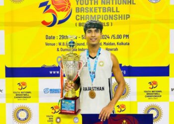 राजस्थान के मोहम्मद रज़ा खान का भारतीय बास्केटबॉल टीम में चयन, शाहपुरा में खुशी की लहर।