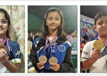 कश्मीर के स्केटर्स ने जेके रोलर स्केटिंग चैम्पियनशिप में 8 मेडल जीते।
