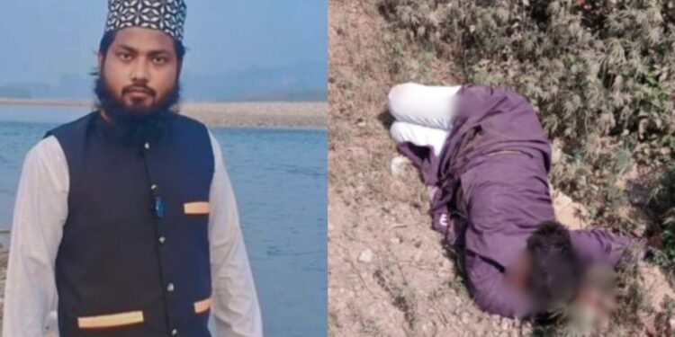 बरेली के पास चलती ट्रेन से मौलाना तौसीफ़ रज़ा मज़हरी को धक्का देकर गिराने का आरोप, दर्दनाक मौत।